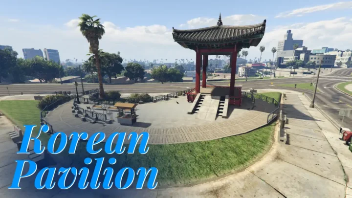 Traditional Korean Pavilion in Little Seoul for FiveM.