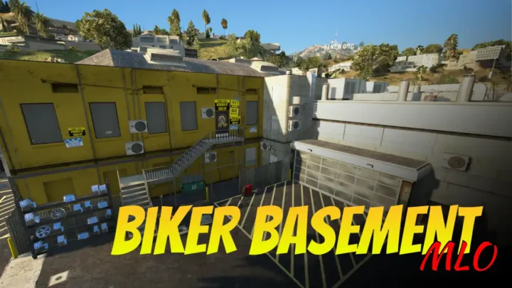 Biker Basement MLO FiveM clubhouse and workshop interior