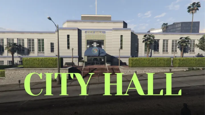 Modern City Hall government building interior in FiveM