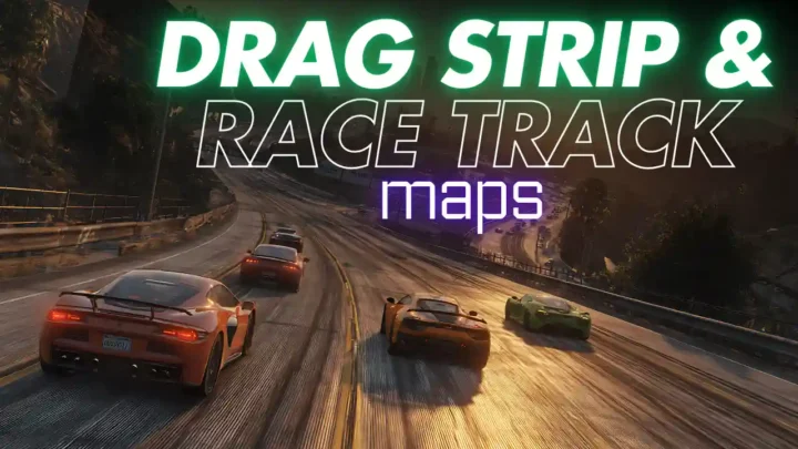Drag Strip & Race Track Maps