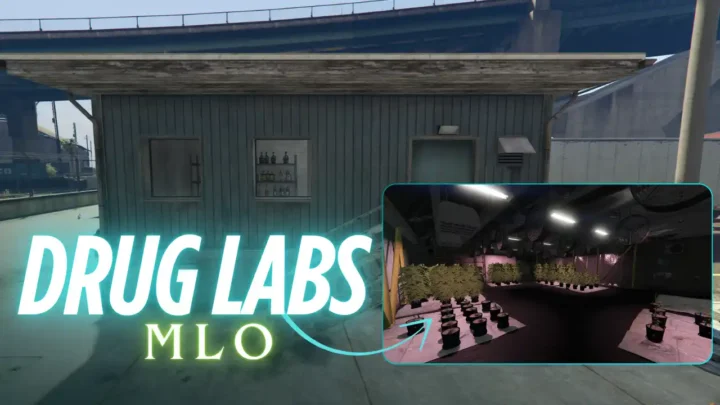 Drug Labs MLO FiveM hidden industrial lab interior
