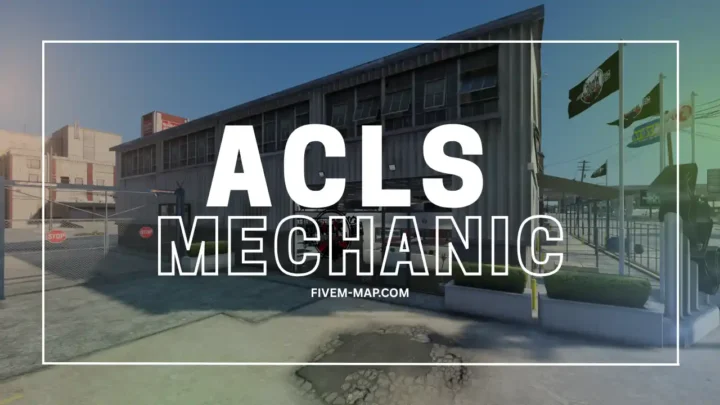 FiveM ACLS Mechanic MLO garage with car lift
