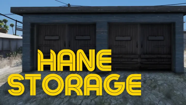 FiveM Hane Storage MLO cluttered storage unit in Sandy Shores