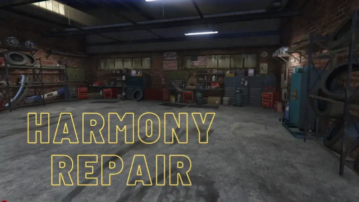 Desert mechanic garage interior in FiveM