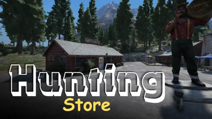 FiveM Hunting Store MLO rustic outdoor supply shop in Paleto Forest