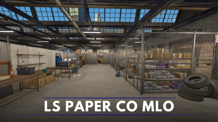 LS Paper Co MLO warehouse interior with office and drug lab
