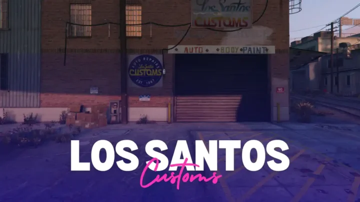 Los Santos Customs MLO interior with garage equipment