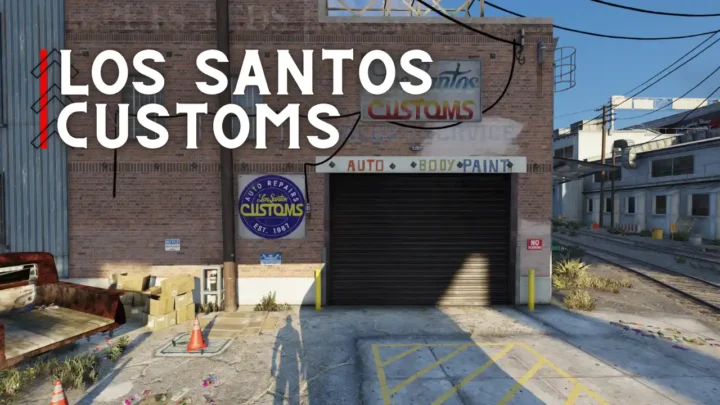 Los Santos Customs MLO V1 gritty industrial auto repair shop