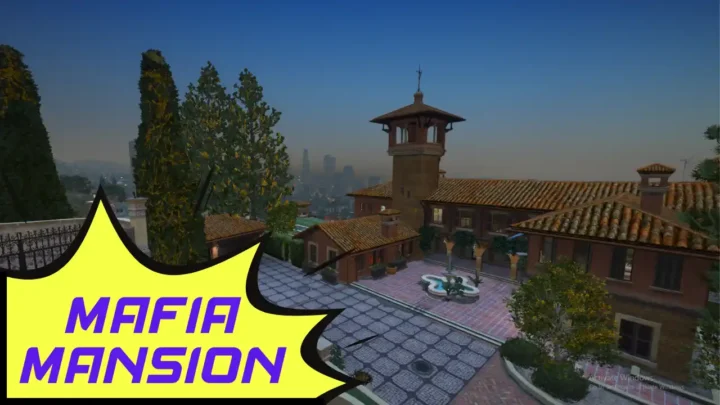 Mafia Mansion Interior with luxury rooms and modern design