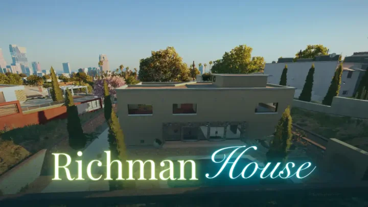Richman House MLO FiveM luxury mansion in Vinewood Hills