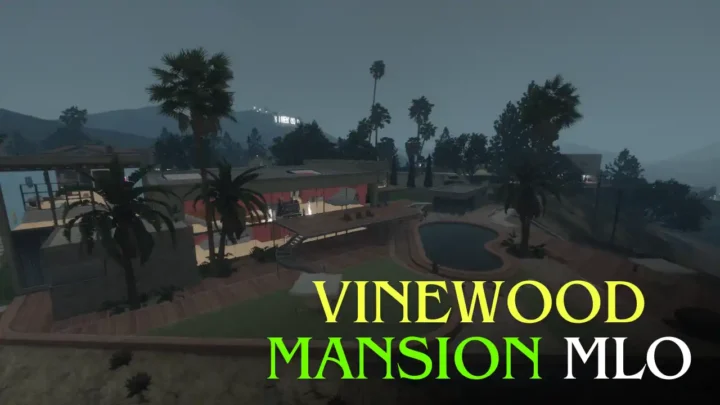 Luxury Vinewood mansion with pool and modern interiors