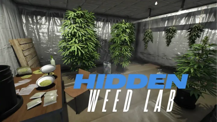 Hidden Weed Lab MLO with grow room and secret base layout