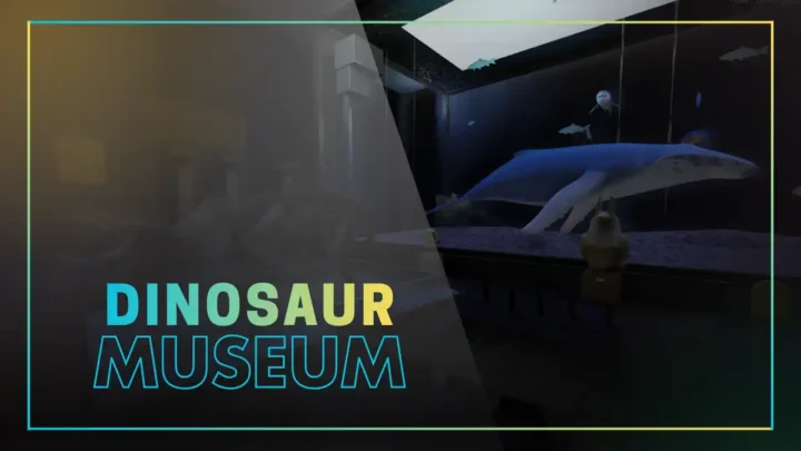 Dinosaur Museum MLO main thumbnail showing the museum interior inside this FiveM MLO and FiveM Map location