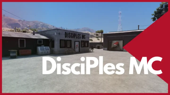 FiveM Disciples MC MLO – exterior view of biker compound in Grand Senora Desert FiveM Map