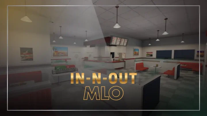 FiveM In-N-Out MLO main preview FiveM MLO FiveM Map retro fast food interior