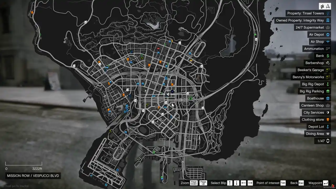 FiveM Levlup Store MLO – Vespucci Blvd map location overview FiveM Map