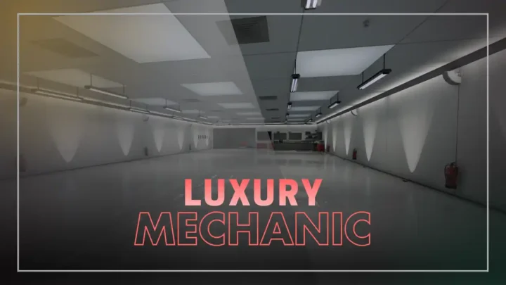 FiveM Luxury Mechanic MLO main preview FiveM MLO FiveM Map white luxury workshop interior