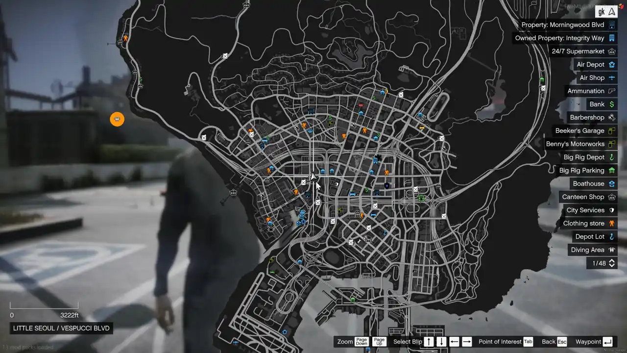 FiveM McDonald MLO map location in Little Seoul preview | FiveM MLO FiveM Map fast food zone