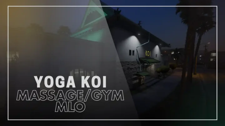FiveM Yoga Koi MLO Thumbnail for FiveM MLO and FiveM Map wellness business interior