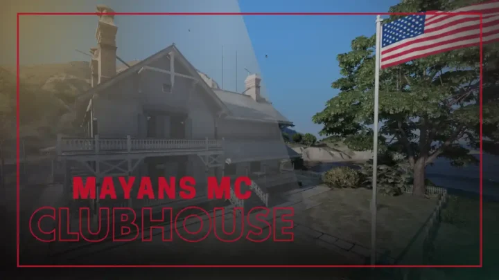 Mayans MC Clubhouse FiveM MLO Thumbnail for FiveM Map biker clubhouse exterior