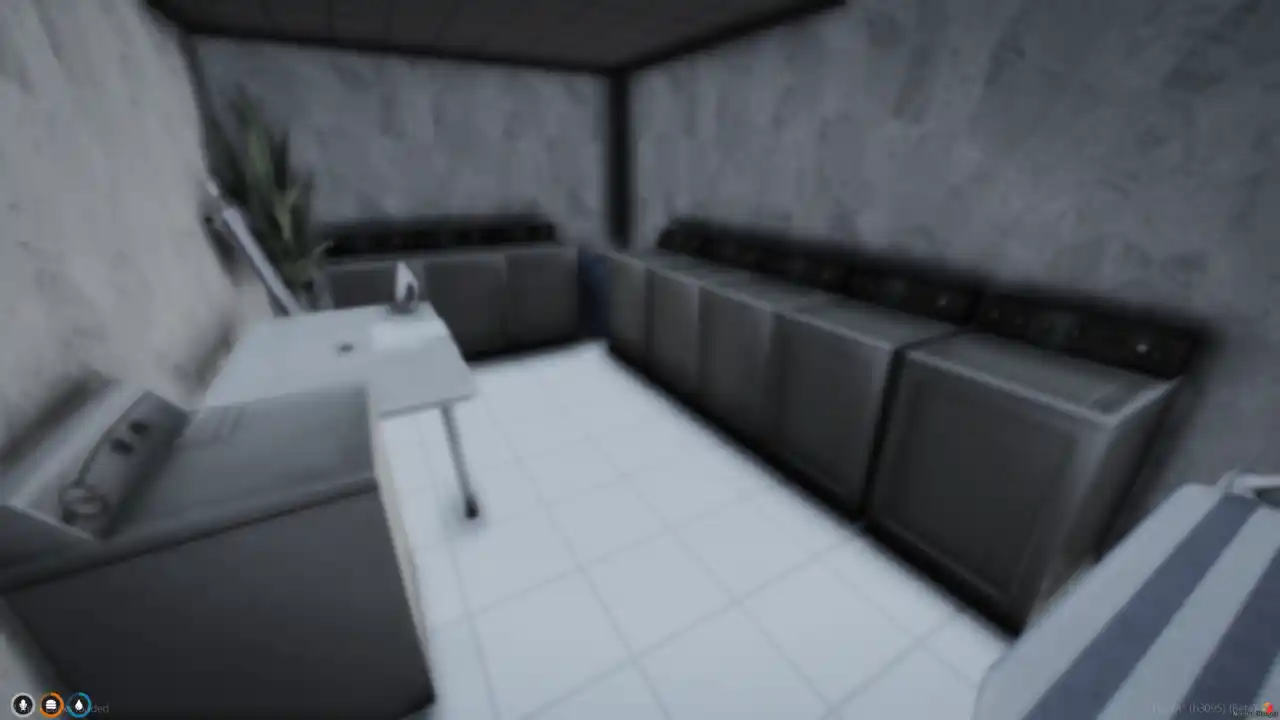 Suds Law Laundromat Map FiveM MLO lounge area with leather seating and RP-ready interior design on a detailed FiveM Map.
