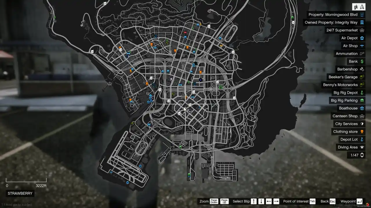 Suds Law Laundromat Map FiveM MLO map location preview for Strawberry district on the FiveM Map.